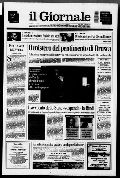 Il giornale : quotidiano del mattino